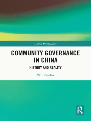 cover image of Community Governance in China